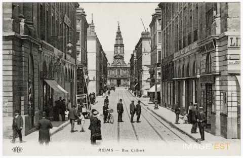 Rue Colbert à Reims